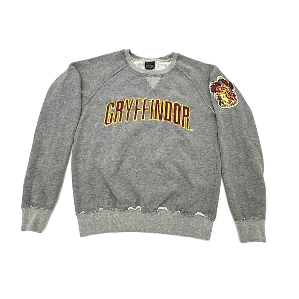 Harry Potter Universal Studios Gryffindor Crew Neck Sweatshirt Grey Adult S